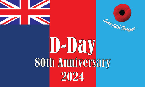 D Day Anniversary Flag (Tri Service Tricolour)