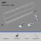 LED Illuminated Displays - Straight Wall
