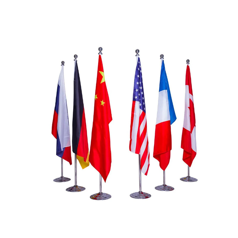 Free Standing Office Flagpoles For Ceremonial Flags | United Flags