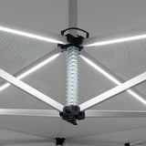 Illuminated 3mx3m (10ft x 10ft) Gazebo Frame