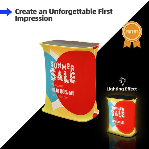 Pop Up Counter - With LED Illumination Option