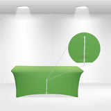 Table Cover - Stretch Fitted Zip Back