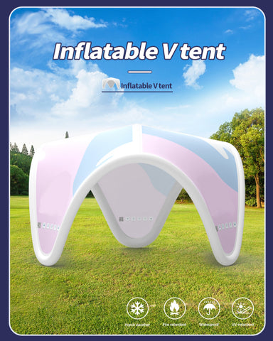 Inflatable V Tent