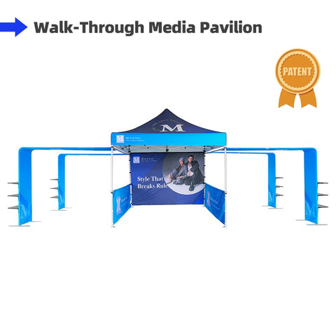 Walk Through Pavilion -Gazebo 10x10 (A3 Kit)