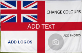 Football Supporters - Custom White Ensign Flag - United Flags And Flagstaffs