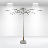 2m x 2m Square Parasol With Vallance