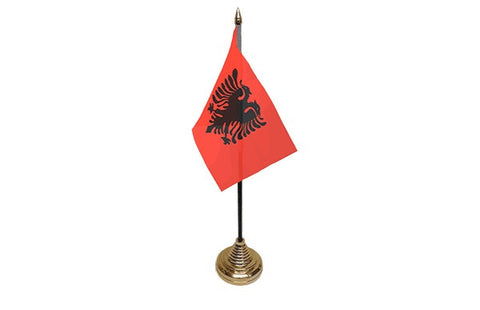 Albainia Table Flag Flags - United Flags And Flagstaffs