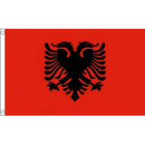 Albania National Flag - Budget 5 x 3 feet Flags - United Flags And Flagstaffs