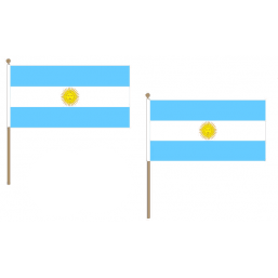 Argentina Fabric National Hand Waving Flag  - United Flags And Flagstaffs