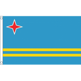 Aruba National Flag - Budget 5 x 3 feet Flags - United Flags And Flagstaffs