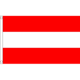 Austria (Civil) National Flag - Budget 5 x 3 feet Flags - United Flags And Flagstaffs