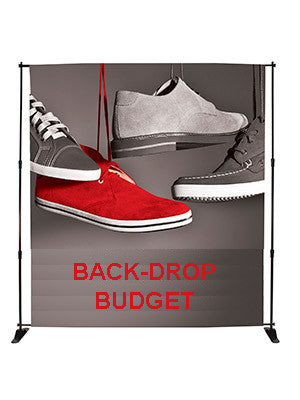 Back Drop Budget - Tension Banner Banners - United Flags And Flagstaffs
