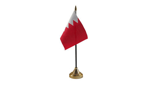 Bahrain Table Flag Flags - United Flags And Flagstaffs