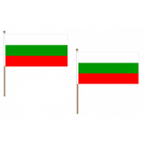 Bulgaria Fabric National Hand Waving Flag  - United Flags And Flagstaffs