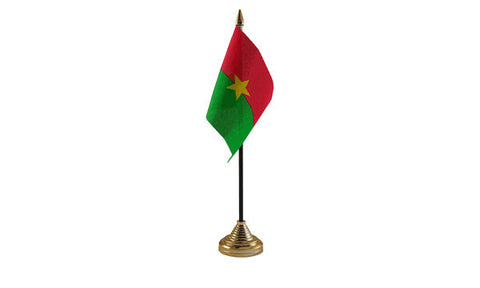 Burkina Faso Table Flag Flags - United Flags And Flagstaffs