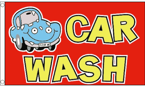 Display Flags - Car Wash
