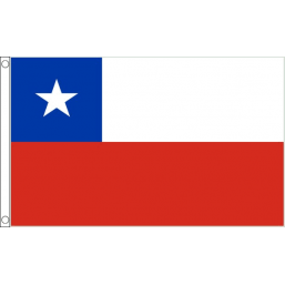Chile National Flag - Budget 5 x 3 feet Flags - United Flags And Flagstaffs