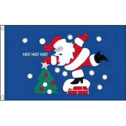 Christmas Flag - Ho Ho Ho Flags - United Flags And Flagstaffs