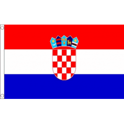 Croatia National Flag - Budget 5 x 3 feet Flags - United Flags And Flagstaffs