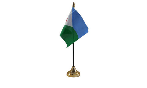 Djibouti Table Flag Flags - United Flags And Flagstaffs