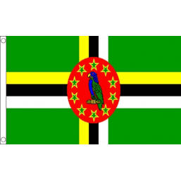 Dominica National Flag - Budget 5 x 3 feet Flags - United Flags And Flagstaffs