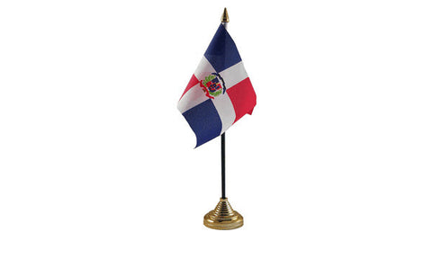 Dominican Republic Table Flag Flags - United Flags And Flagstaffs