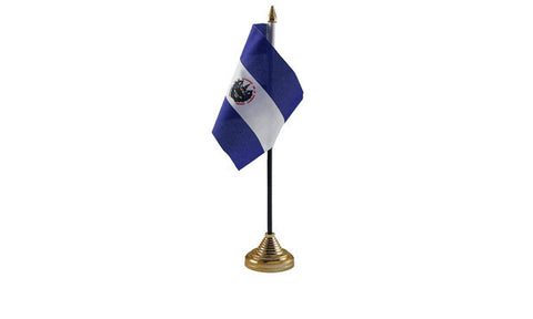 El Salvador Table Flag Flags - United Flags And Flagstaffs