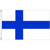 Finland (Civil) National Flag - Budget 5 x 3 feet Flags - United Flags And Flagstaffs