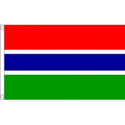 Gambia National Flag - Budget 5 x 3 feet Flags - United Flags And Flagstaffs