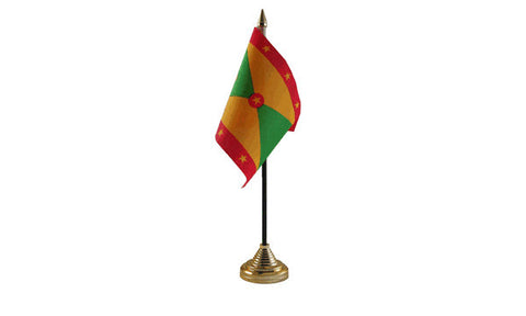 Grenada Table Flag Flags - United Flags And Flagstaffs