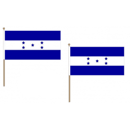 Honduras Fabric National Hand Waving Flag Flags - United Flags And Flagstaffs