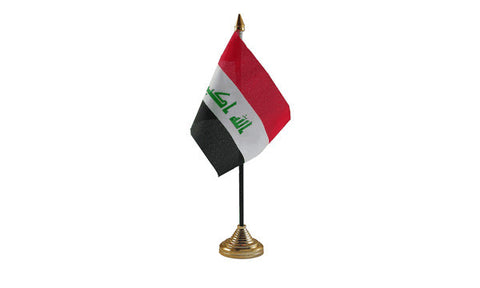Iraq Table Flag Flags - United Flags And Flagstaffs