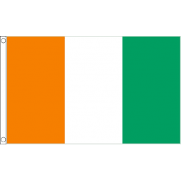 Ivory Coast National Flag - Budget 5 x 3 feet Flags - United Flags And Flagstaffs