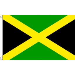 Jamacia National Flag - Budget 5 x 3 feet Flags - United Flags And Flagstaffs