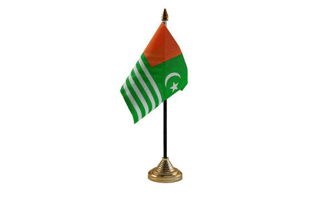 Kashmir Table Flag Flags - United Flags And Flagstaffs
