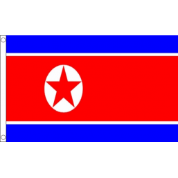 Korea (North) (Peoples Democratic Republic of) National Flag - Budget 5 x 3 feet Flags - United Flags And Flagstaffs