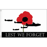 Lest We Forget Flag (Air Force) - British Military & Remembrance Flags - United Flags And Flagstaffs