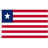 Liberia National Flag - Budget 5 x 3 feet Flags - United Flags And Flagstaffs