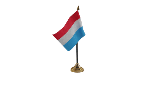 Luxembourg Table Flag Flags - United Flags And Flagstaffs