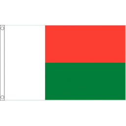 Madagascar National Flag - Budget 5 x 3 feet Flags - United Flags And Flagstaffs