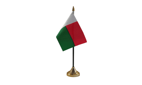 Madagascar Table Flag Flags - United Flags And Flagstaffs