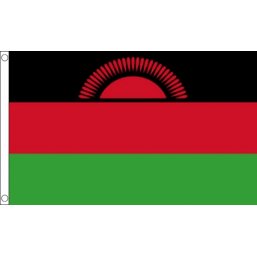 Malawi National Flag - Budget 5 x 3 feet Flags - United Flags And Flagstaffs