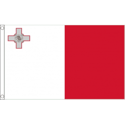 Malta National Flag - Budget 5 x 3 feet Flags - United Flags And Flagstaffs