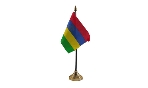 Mauritius Table Flag Flags - United Flags And Flagstaffs