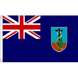 Montserrat National Flag - Budget 5 x 3 feet Flags - United Flags And Flagstaffs