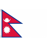 Nepal National Flag - Budget 5 x 3 feet Flags - United Flags And Flagstaffs