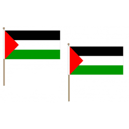 Palestine Fabric National Hand Waving Flag Flags - United Flags And Flagstaffs