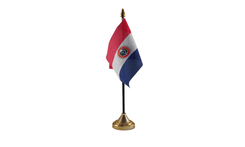 Paraguay Table Flag Flags - United Flags And Flagstaffs