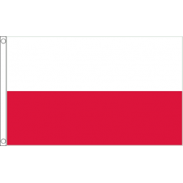 Poland (Civil) National Flag - Budget 5 x 3 feet Flags - United Flags And Flagstaffs