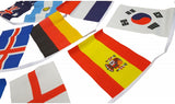 World Cup Bunting 2018 - Rectangular Flags - United Flags And Flagstaffs